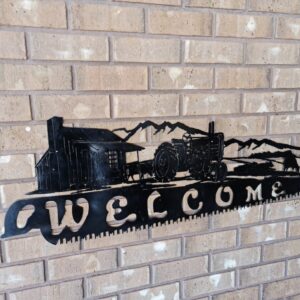 Long Saw Welcome | Creative Metal Art